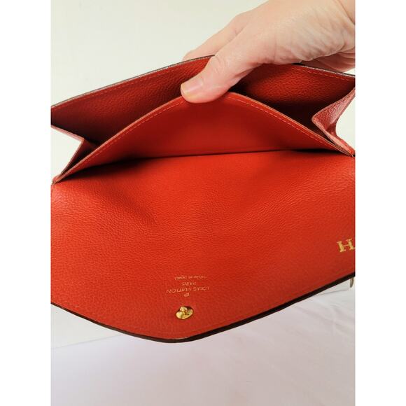 Louis Vuitton Orient/Red Monogram Empreinte Portefeuille Curieuse Long Wallet - Picture 8 of 16